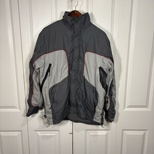 Aero Mens Winter Coat S Gray Insulated Ski Jacket Snowboard Outdoor Gorpcore 90s